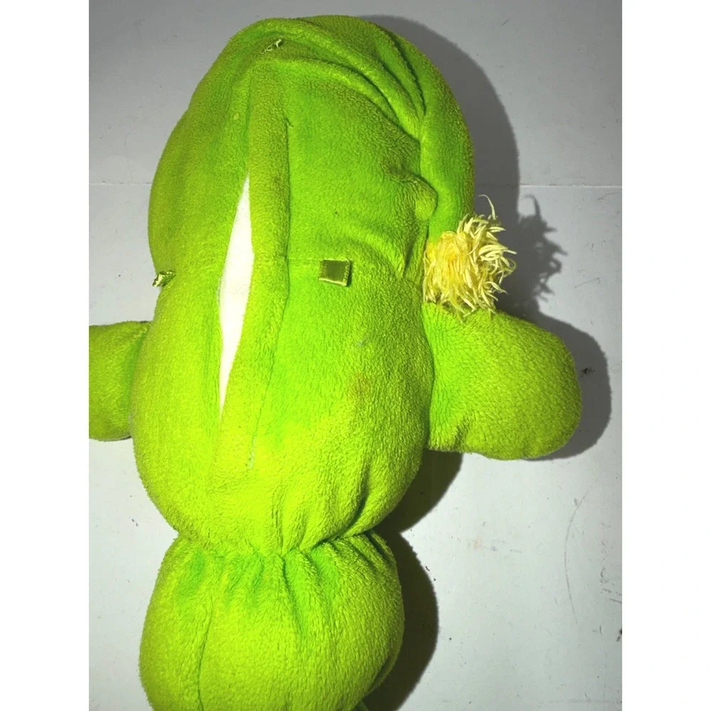Vintage Playskool Glo Worm Plush Green Light Up Bedtime Toy Retro working